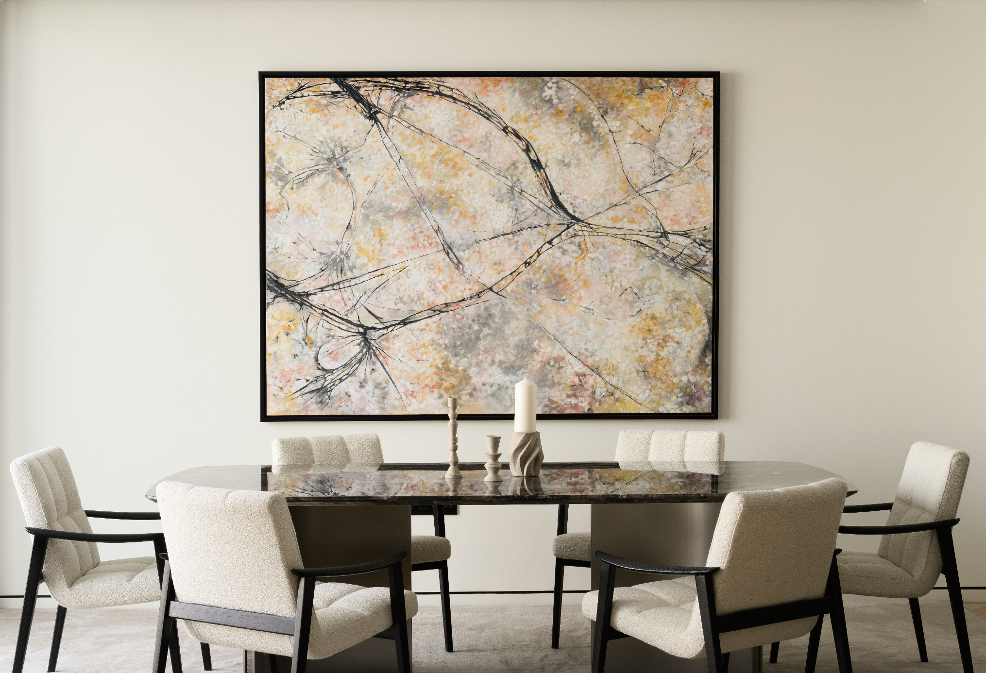 Earth Tone Abstract Painting