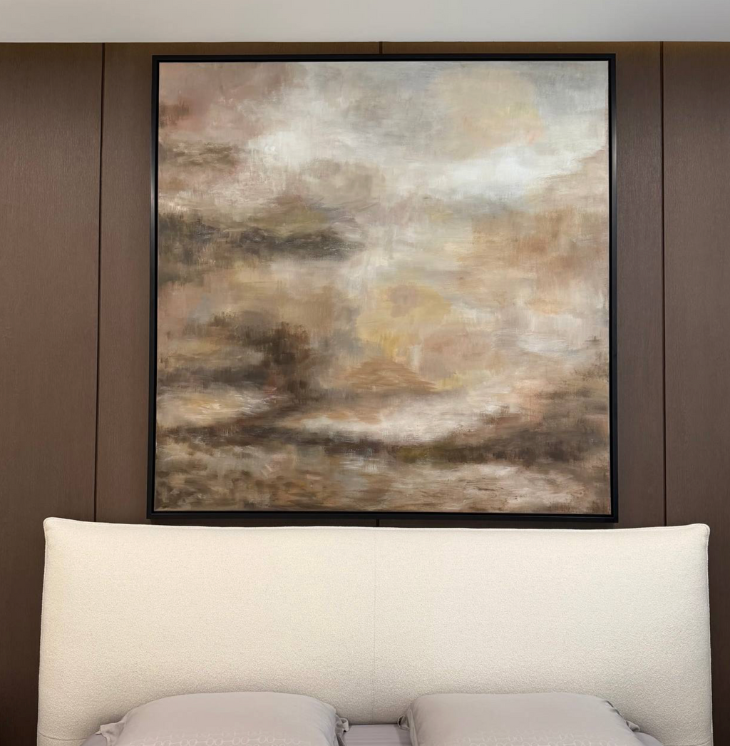 Soft Earth Abstract Painting