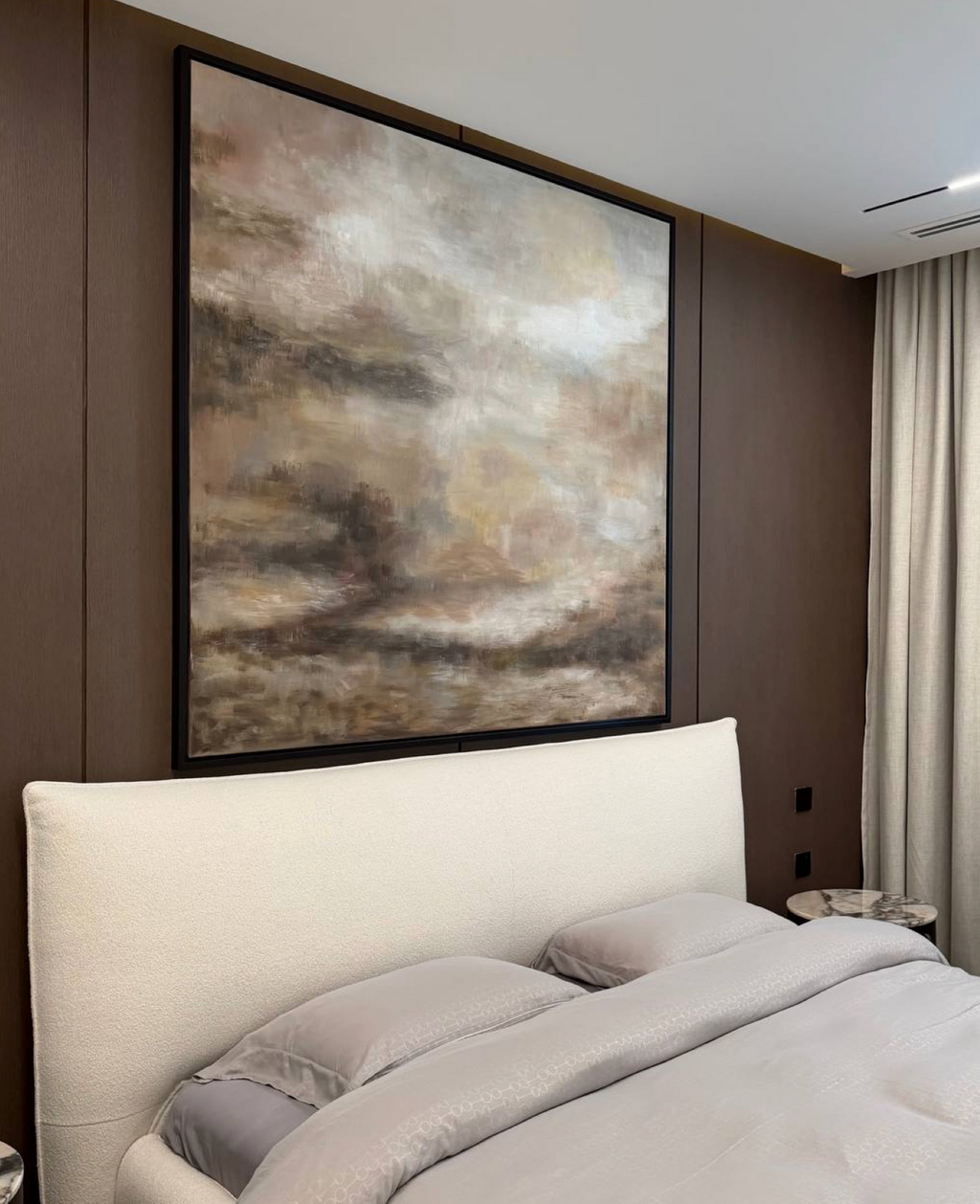 Soft Earth Abstract Painting