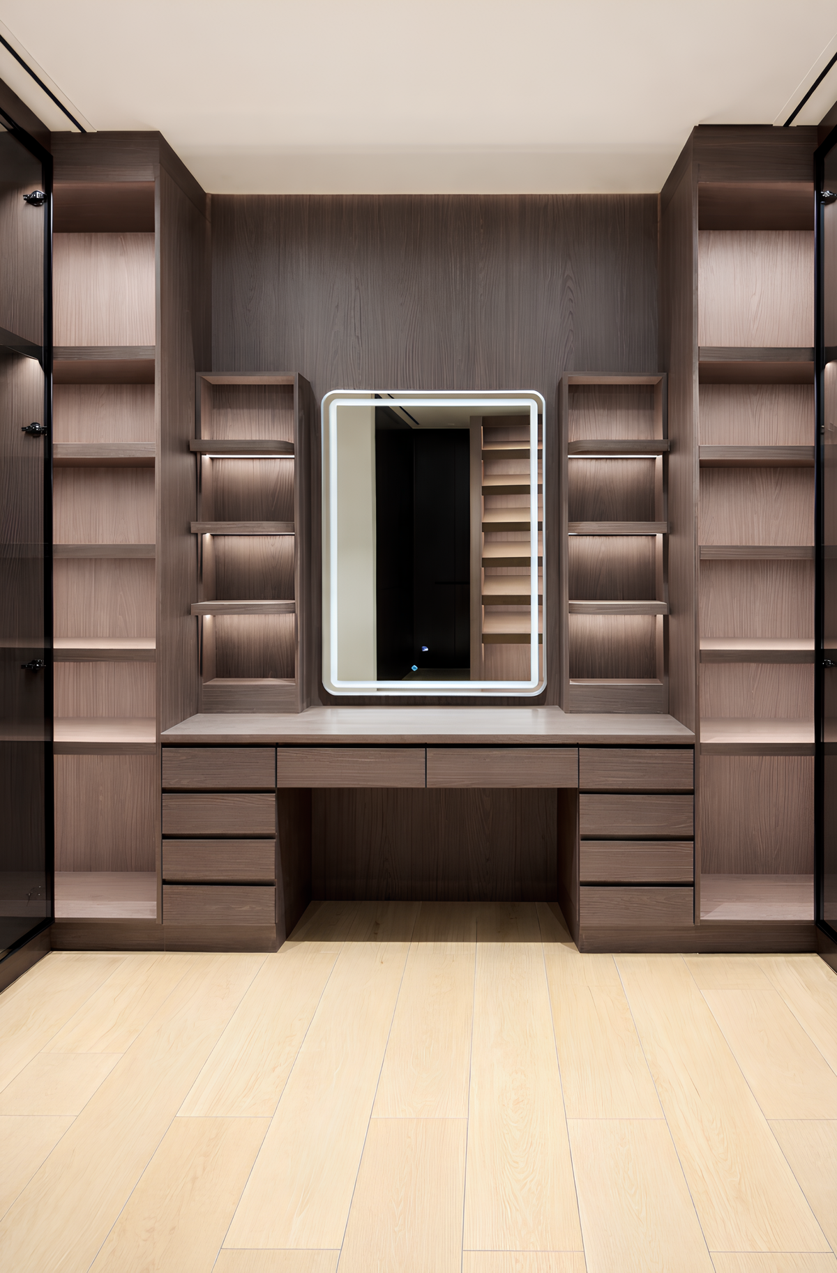 Mocha Walk-In Wardrobe
