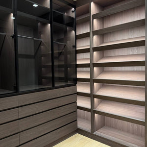 Mocha Walk-In Wardrobe