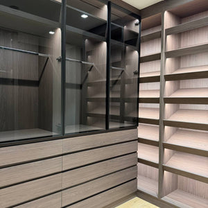 Mocha Walk-In Wardrobe