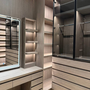 Mocha Walk-In Wardrobe