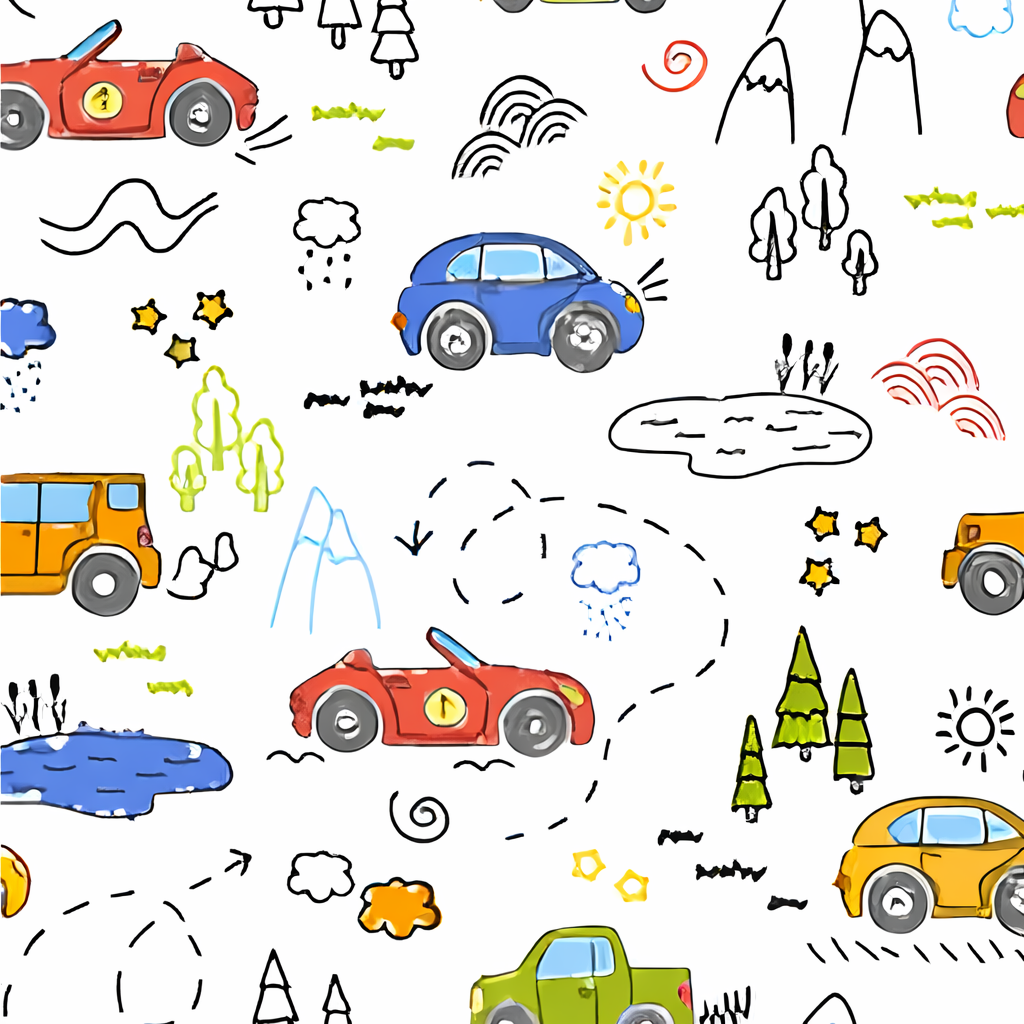 Kids wallpaper Funny rides