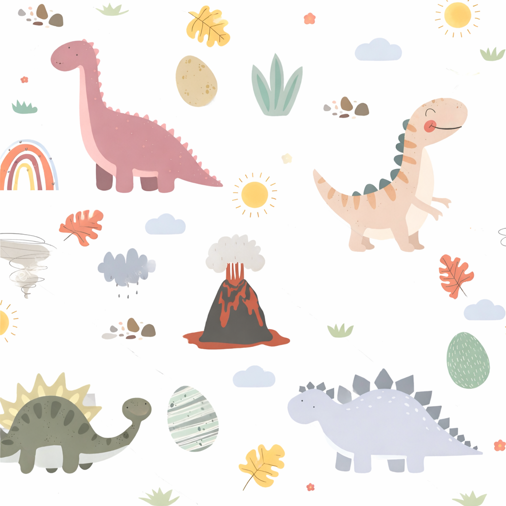 Kids wallpaper Dino friends