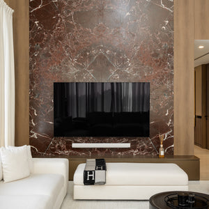 Rosso Levanto TV Wall