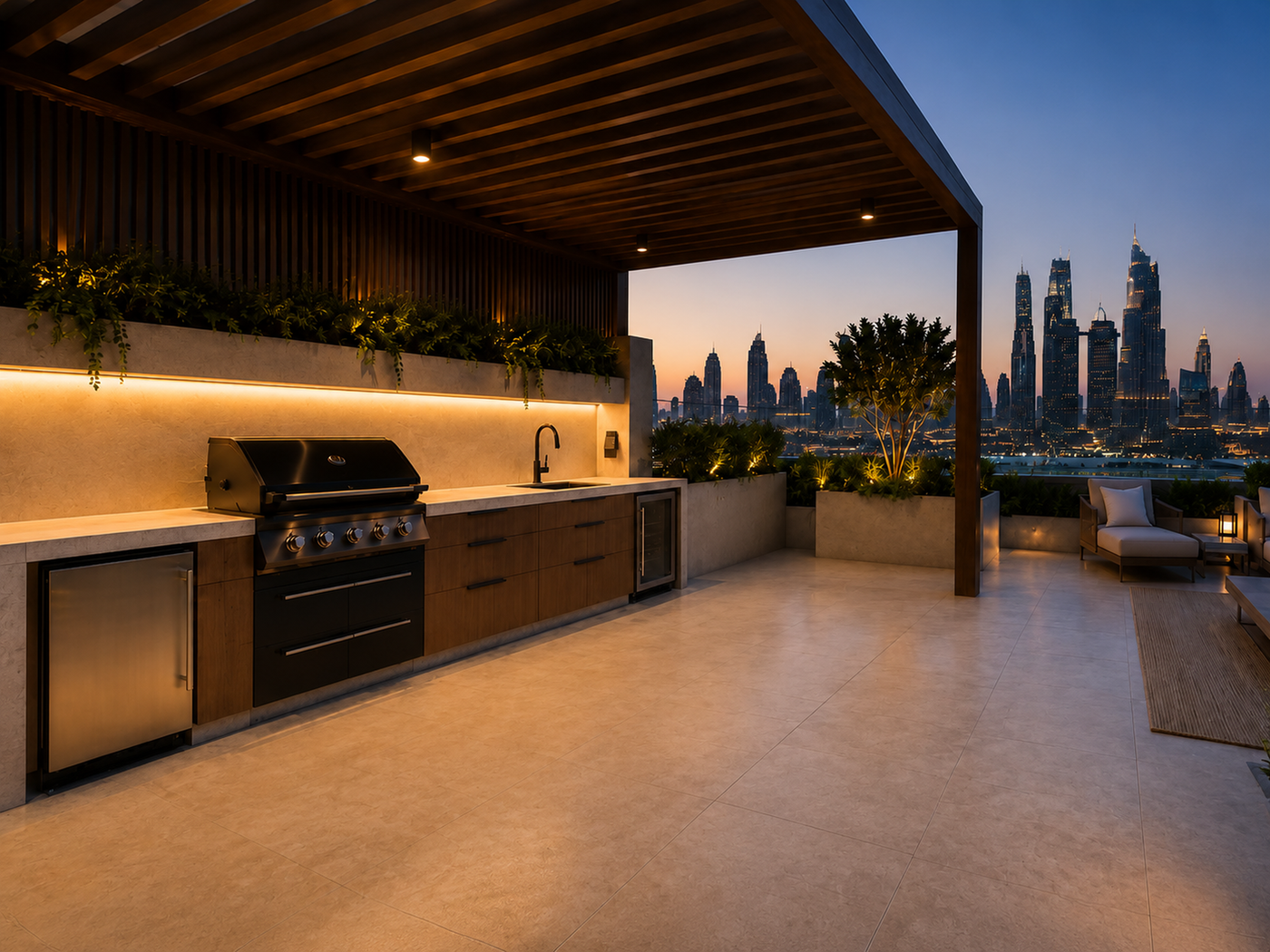 "Skyline" Outdoor Kitchen