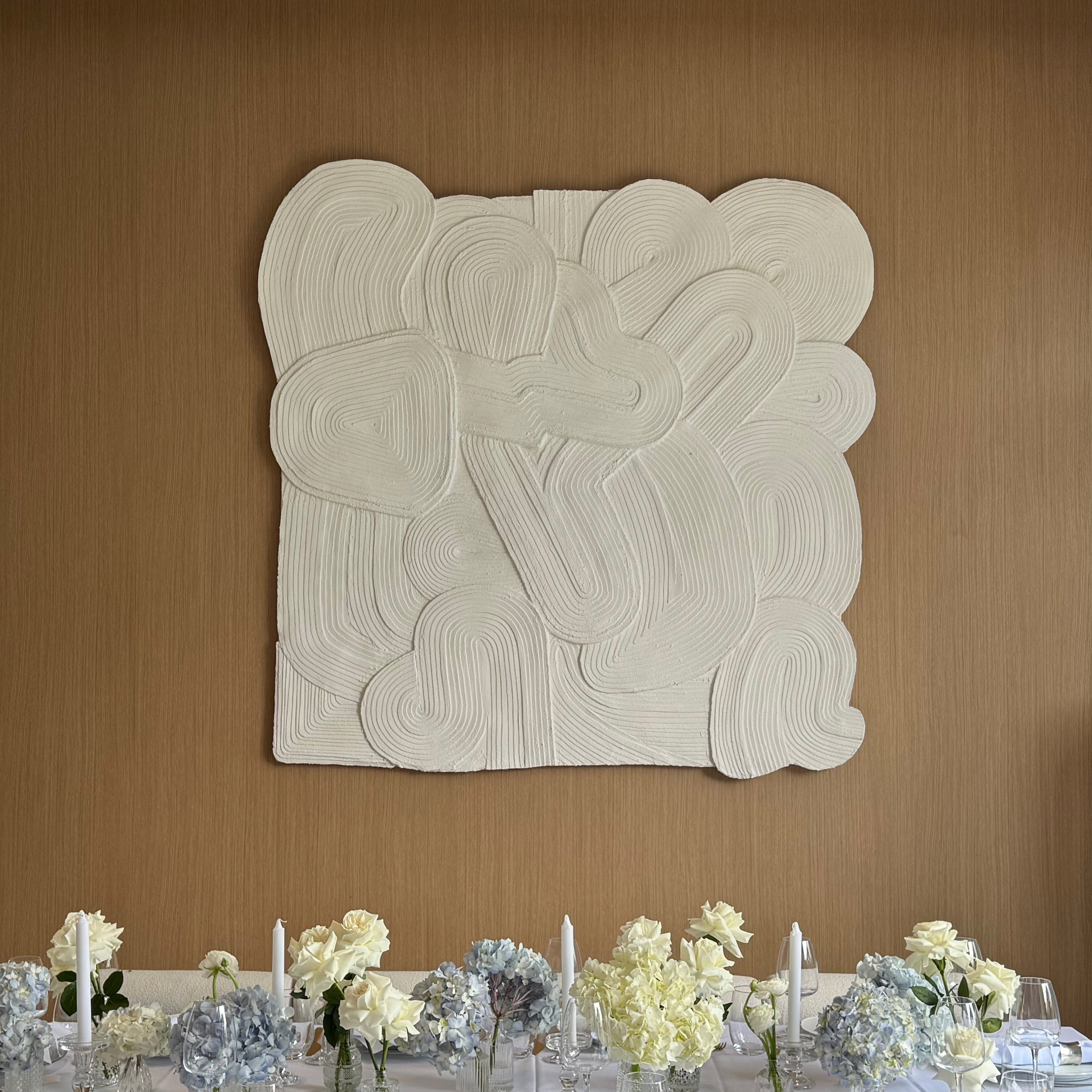 White Textured Wall Panel