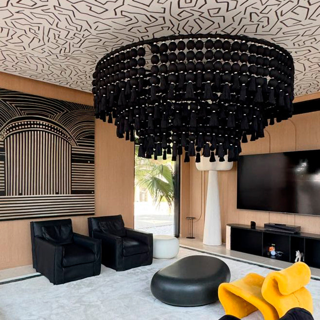 Macramé Chandelier