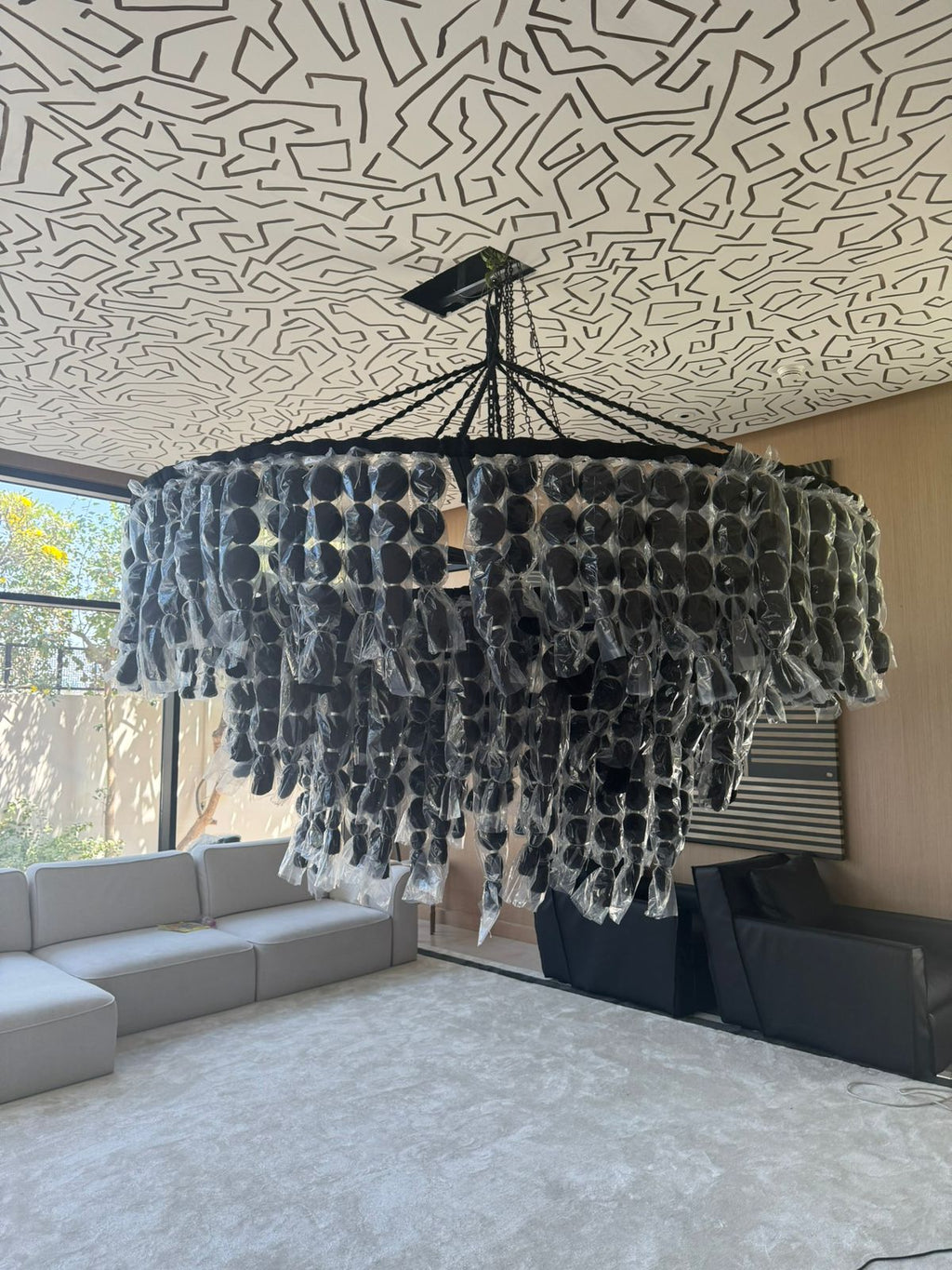 Macramé Chandelier