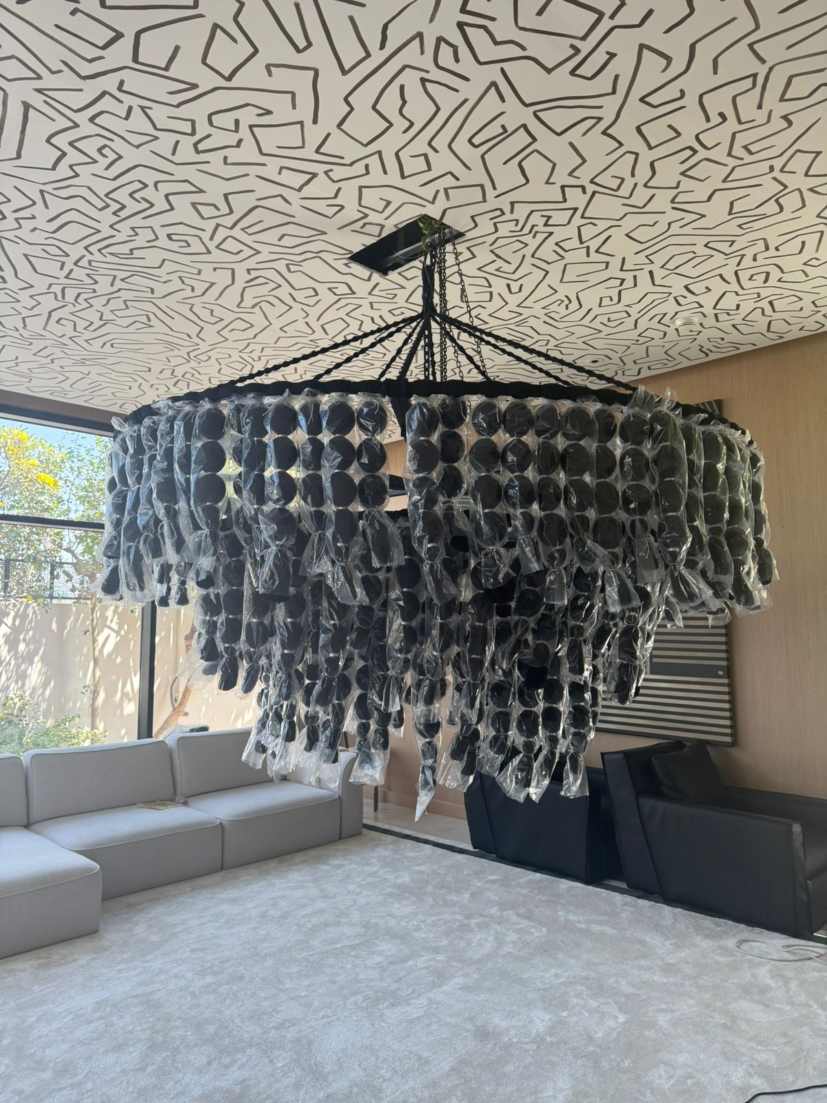 Macramé Chandelier