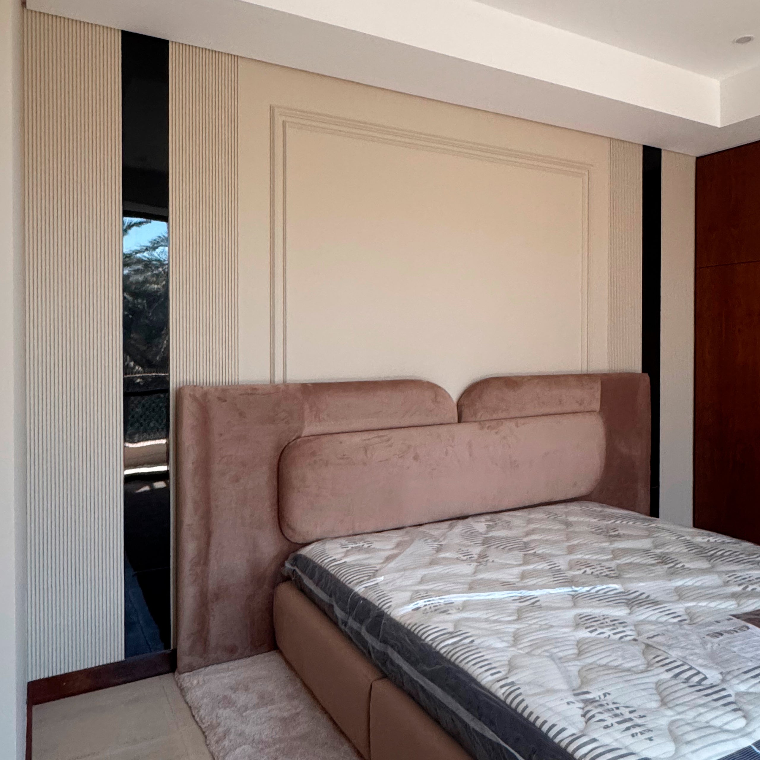 Wall Design Set — Textured Headboard Accent