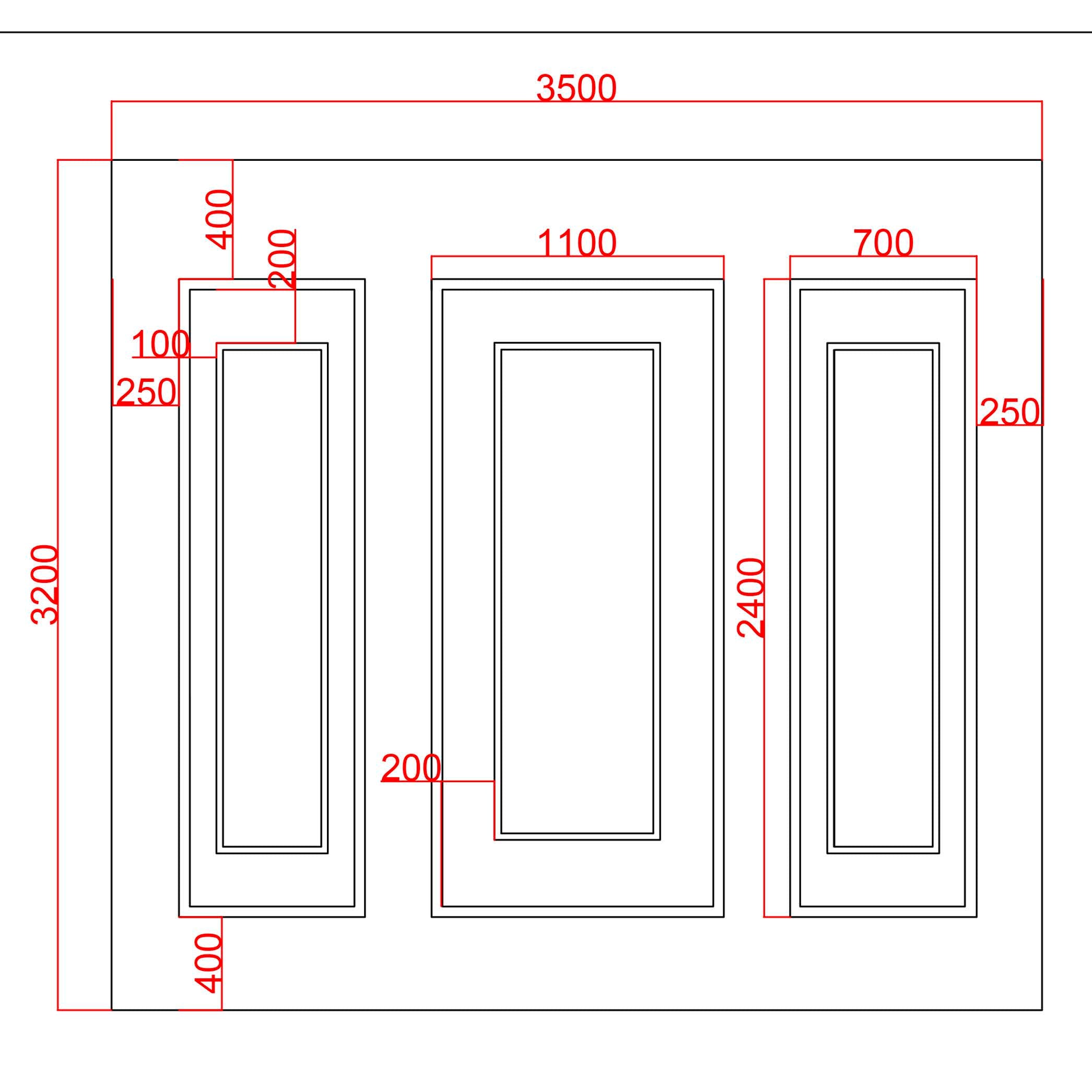 Wall Molding Set #6