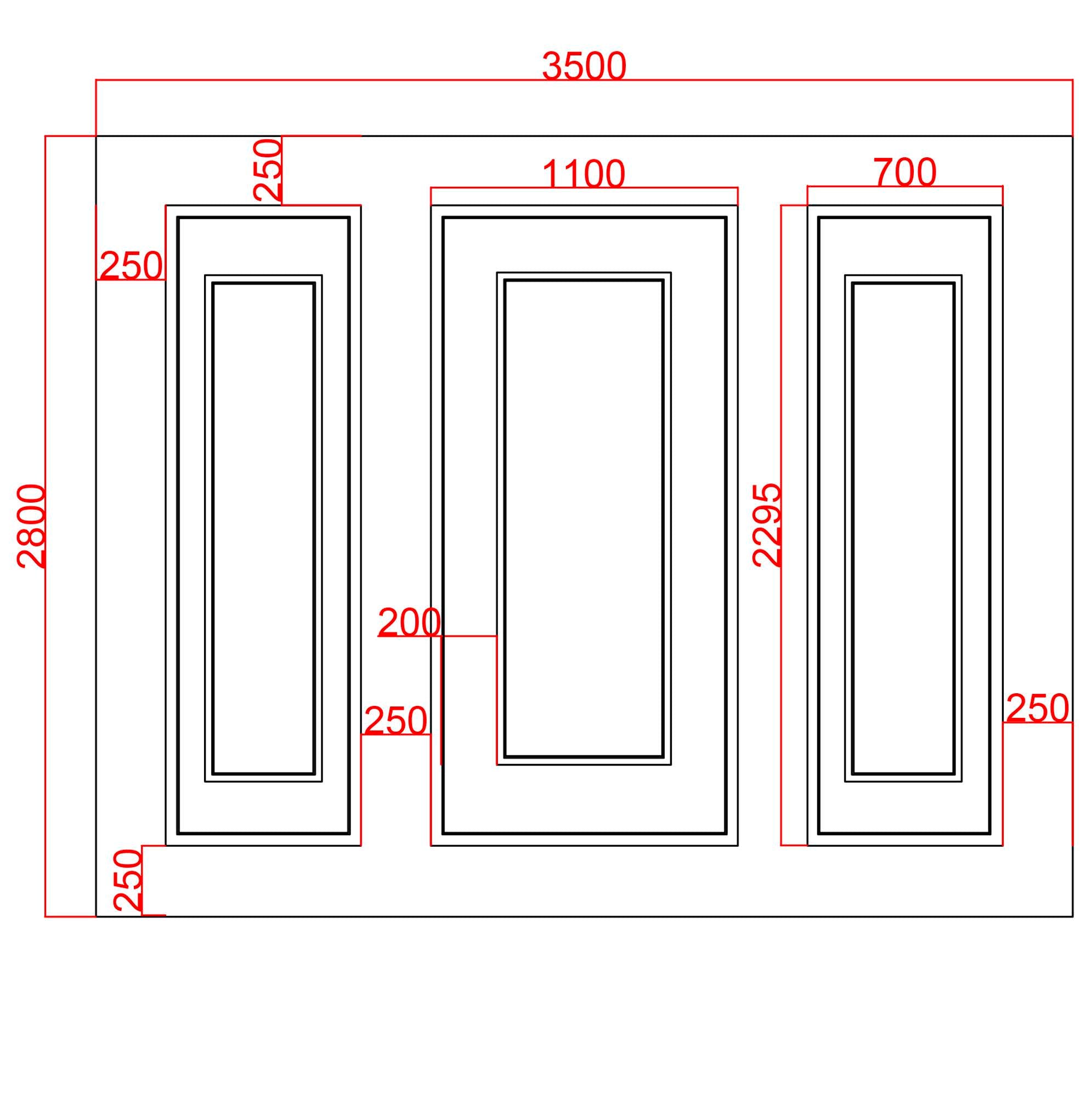 Wall Molding Set # 7