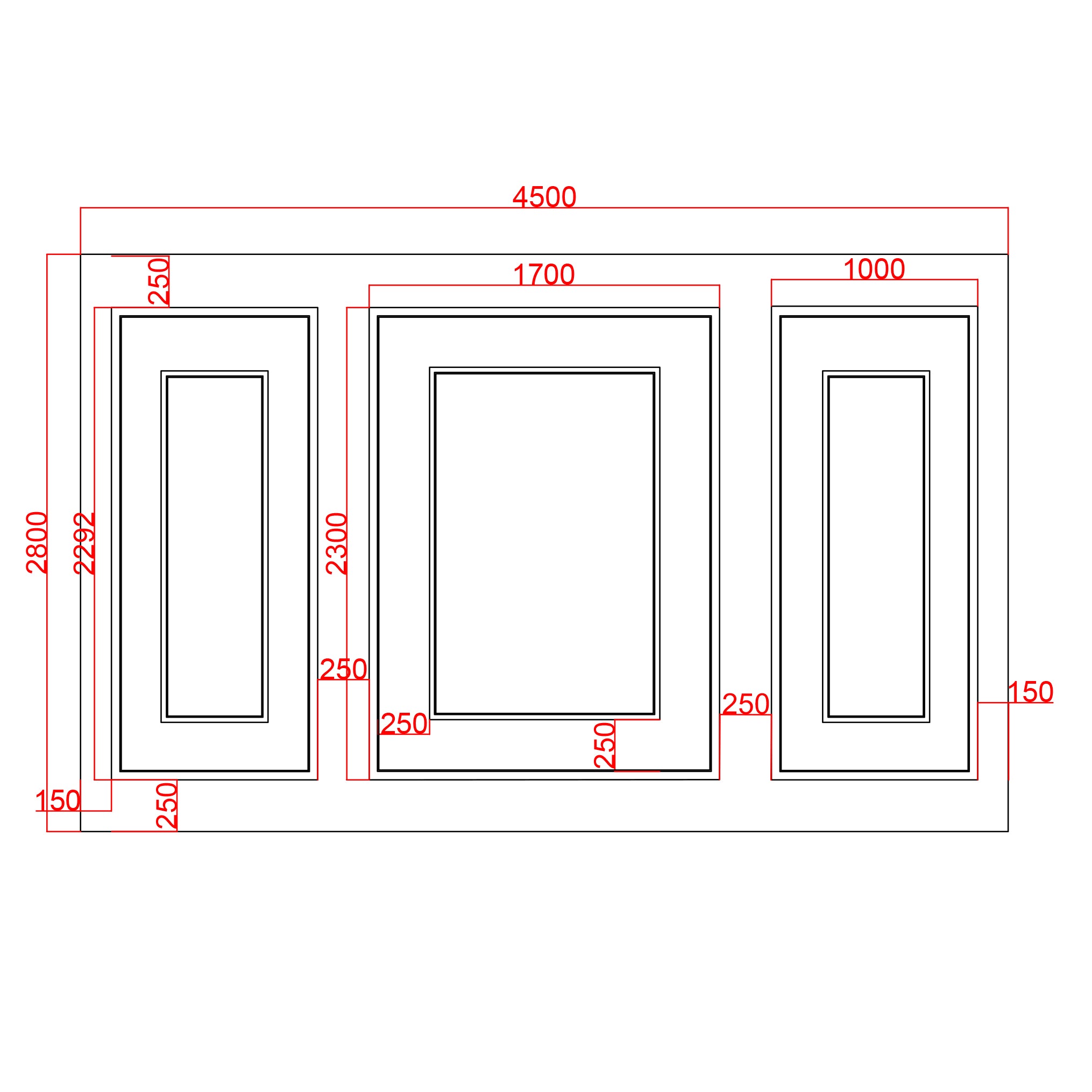 Wall Molding Set #11