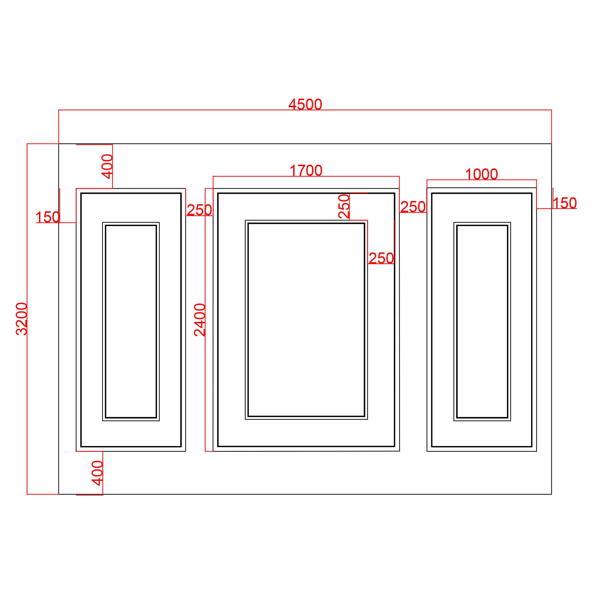 Wall Molding Set #12