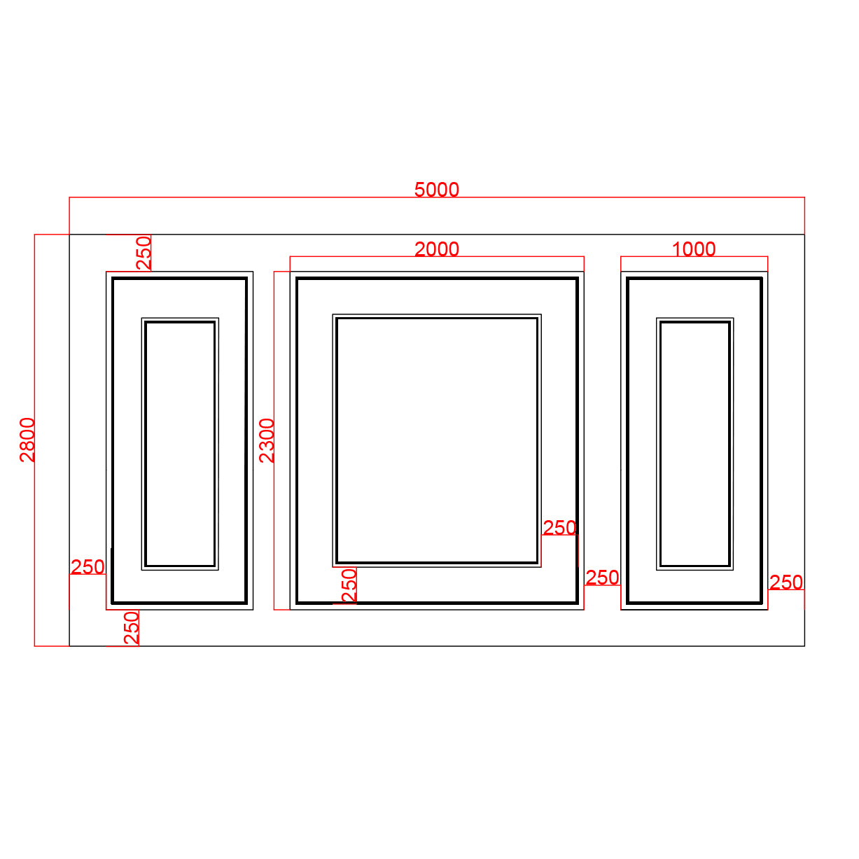 Wall Molding Set #15