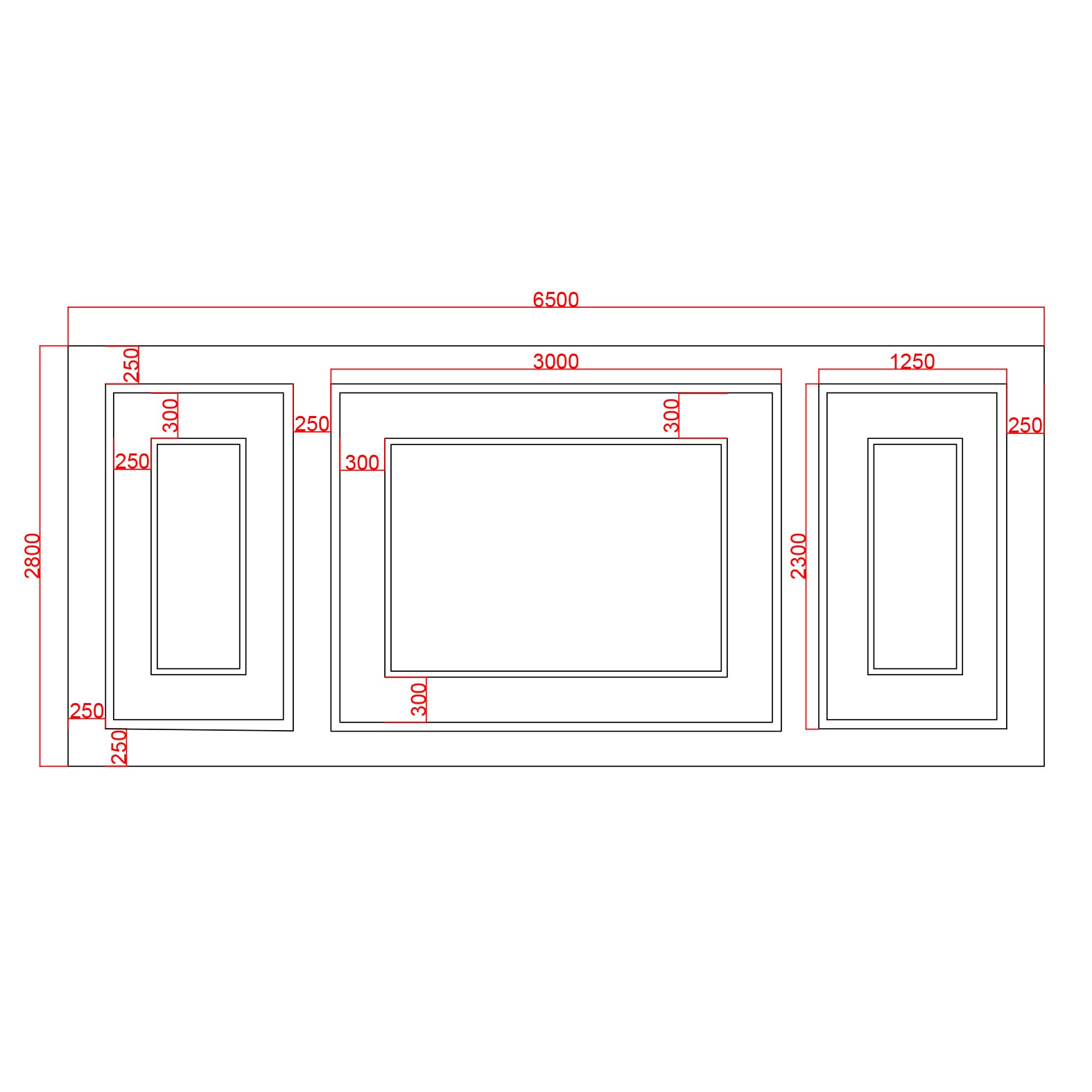 Wall Molding Set #17