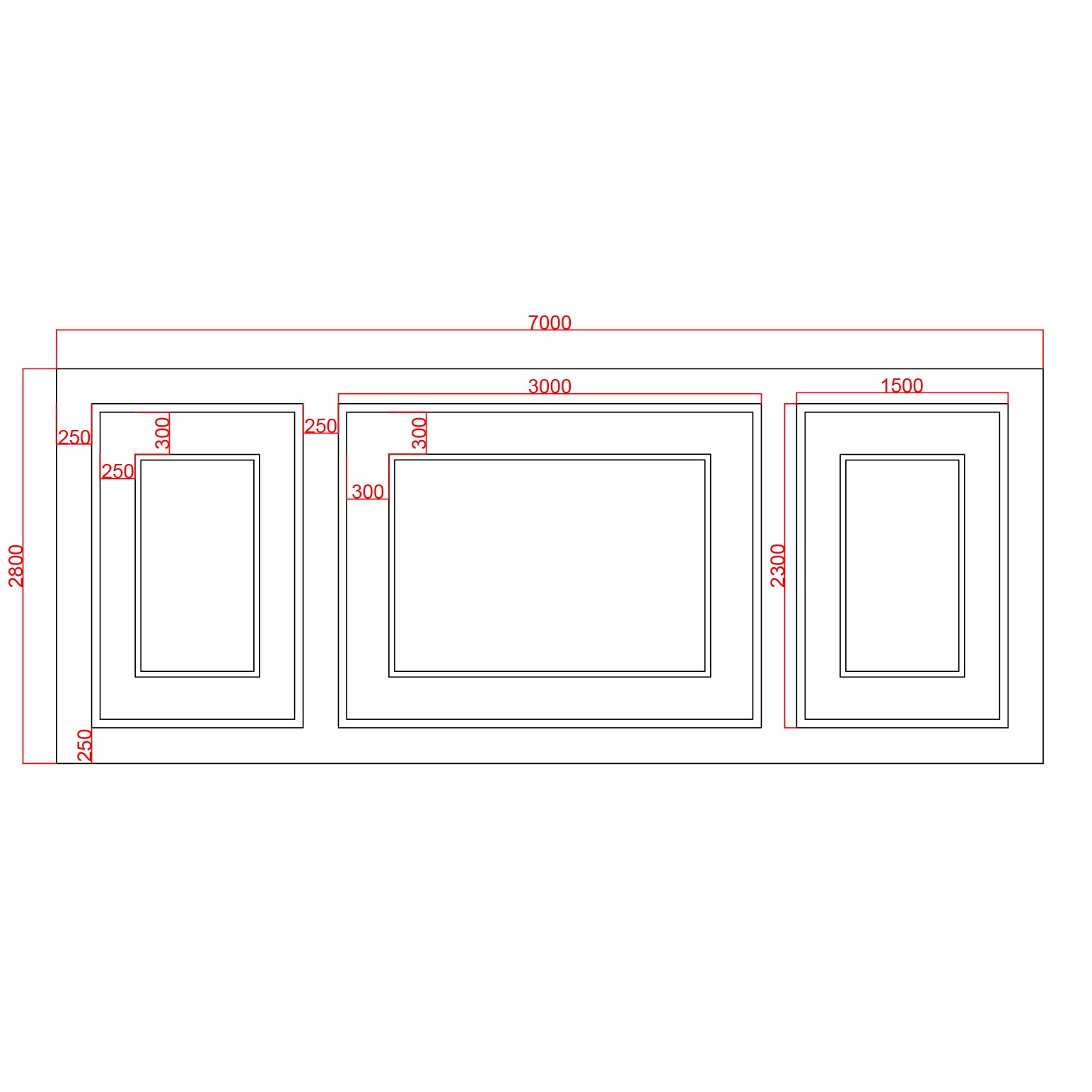 Wall Molding Set #21