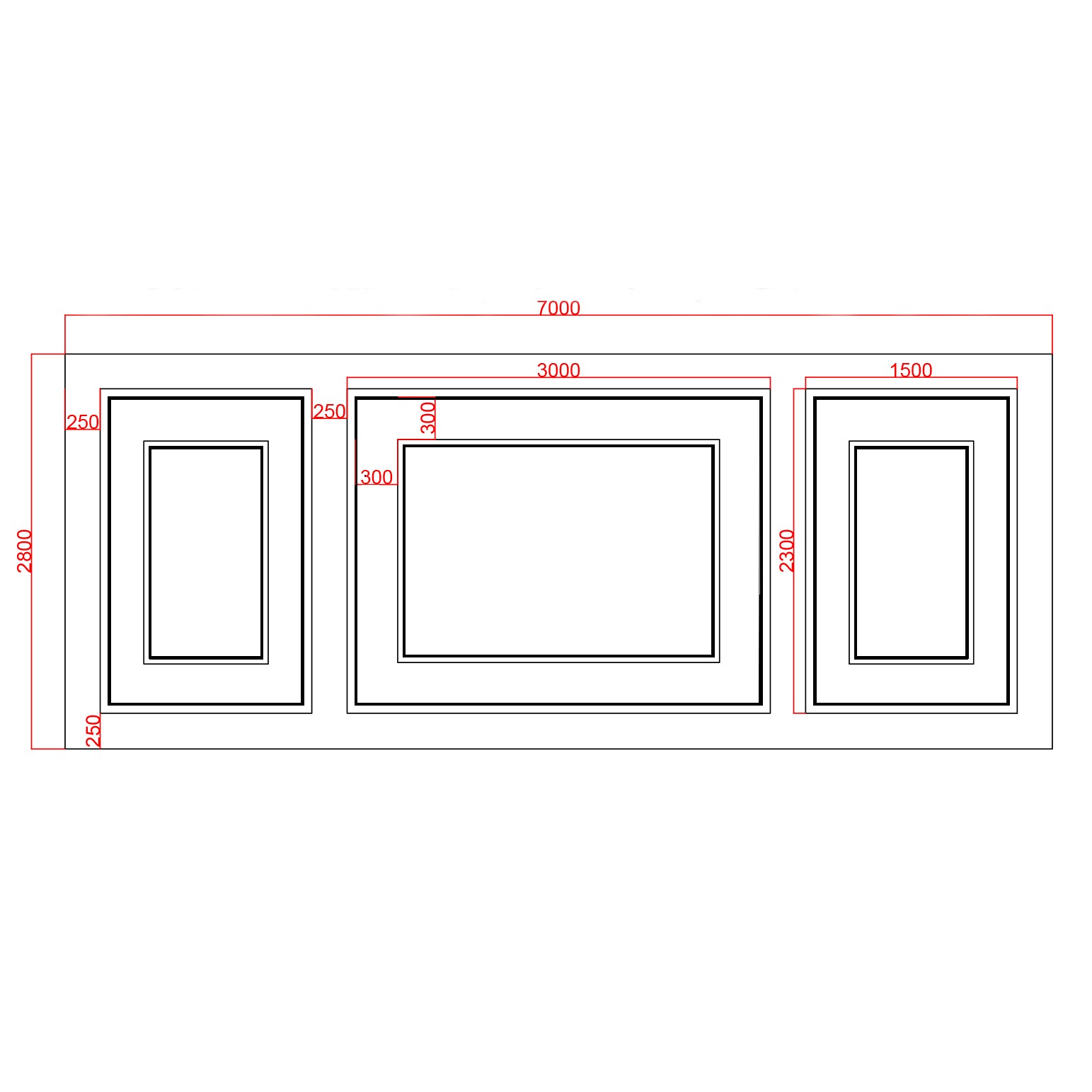 Wall Molding Set #23
