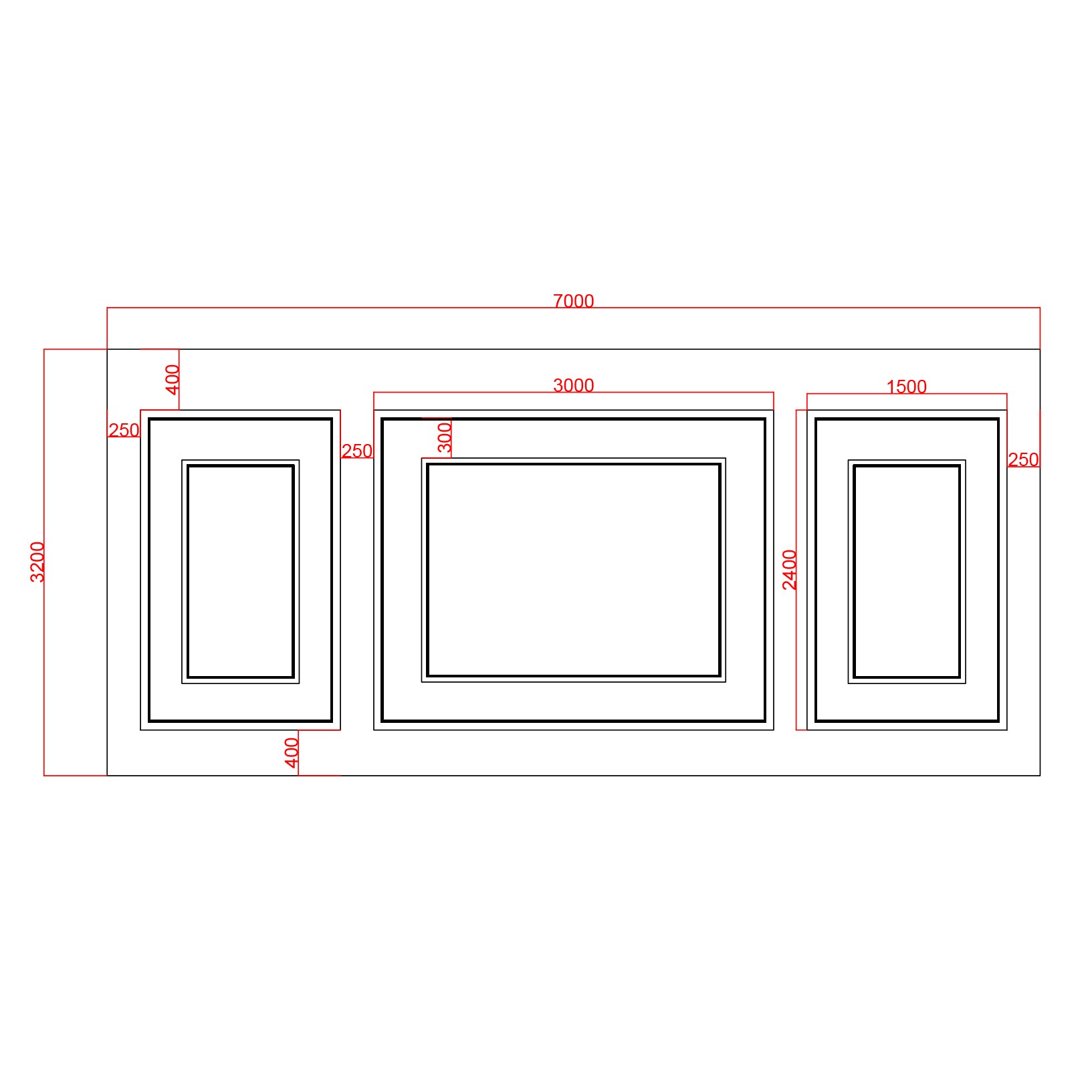 Wall Molding Set #24