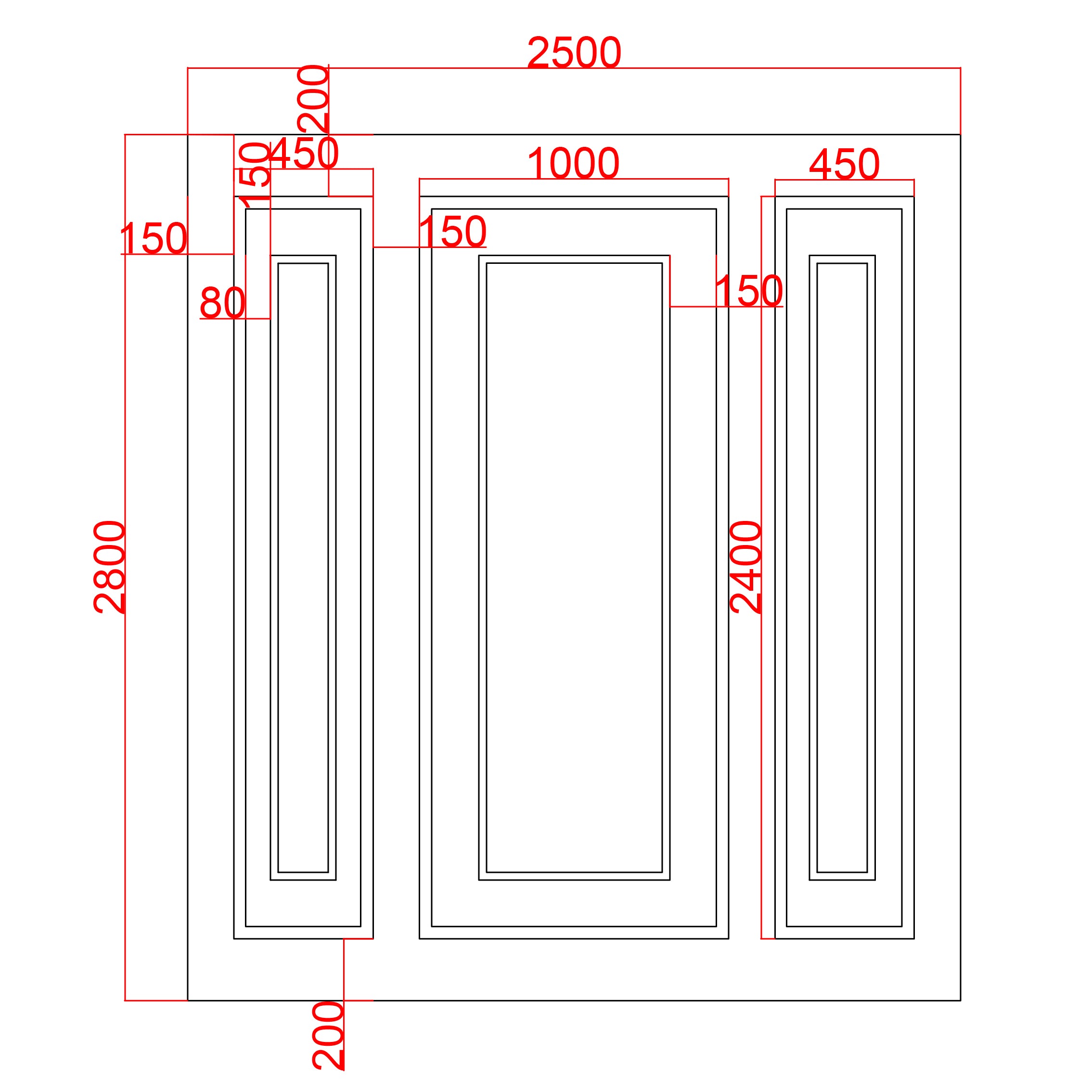 Wall Molding Set #25