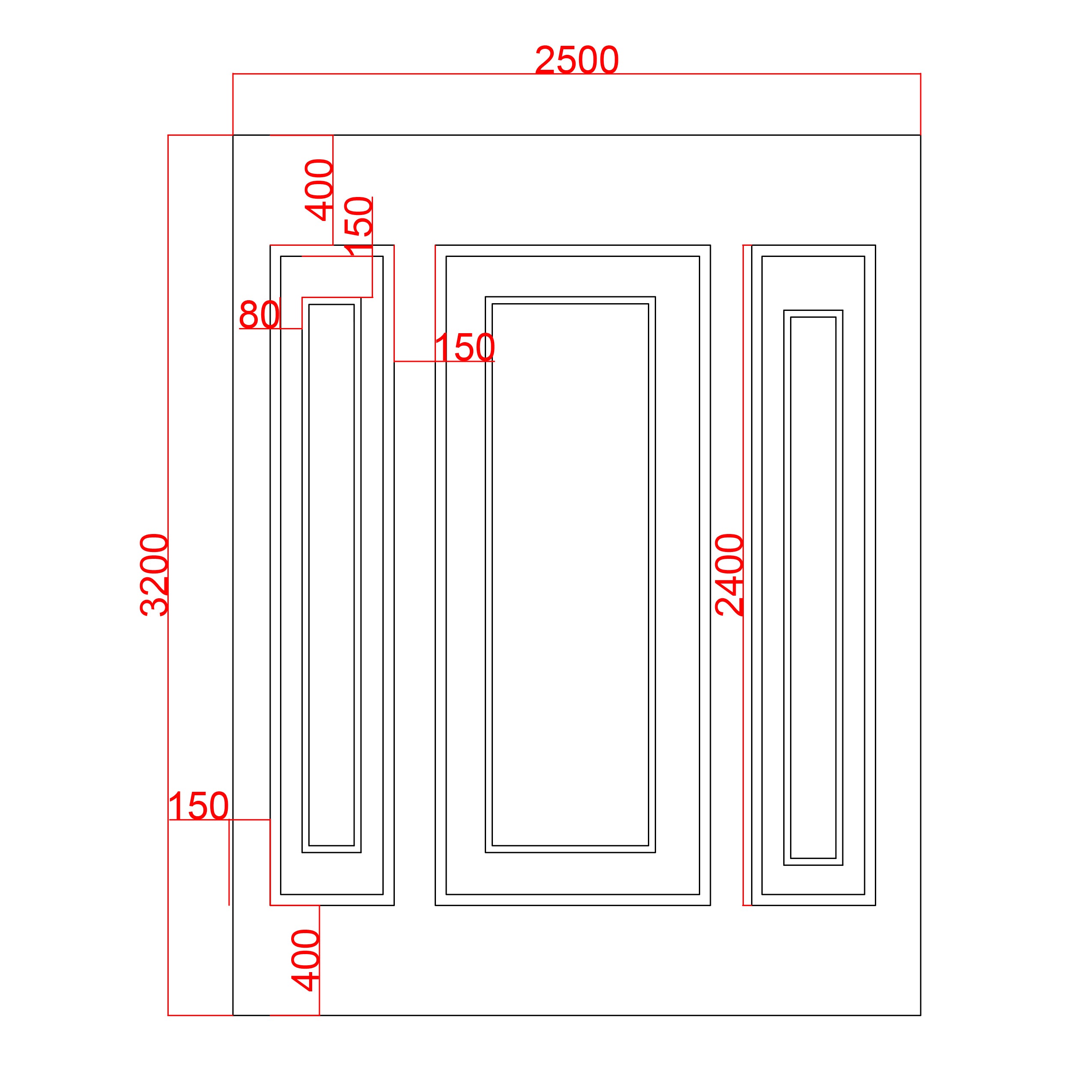 Wall Molding Set #26