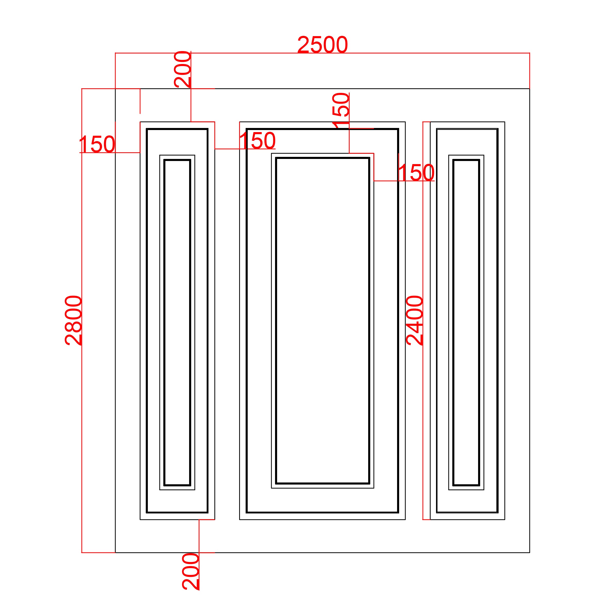 Wall Molding Set #27