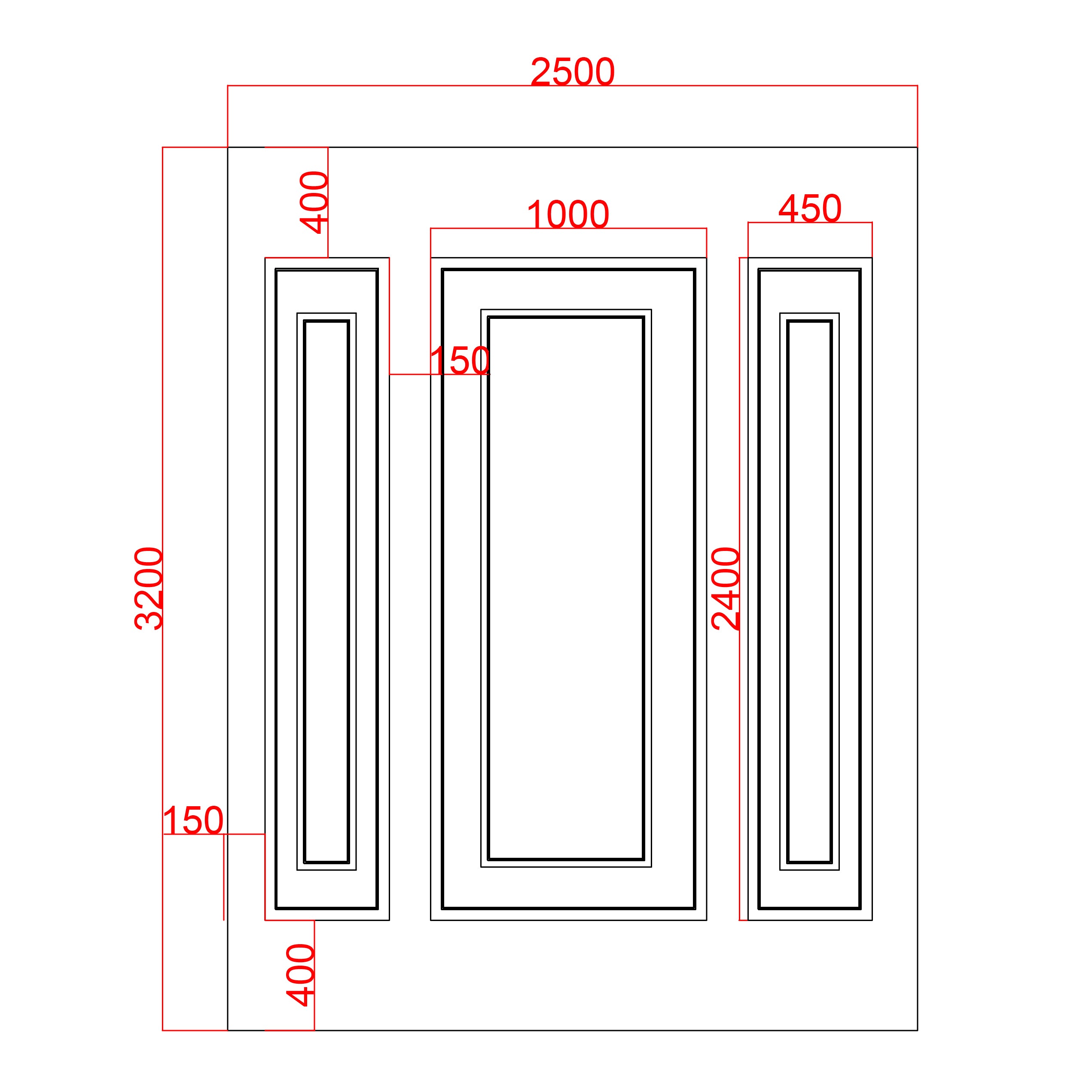 Wall Molding Set #28
