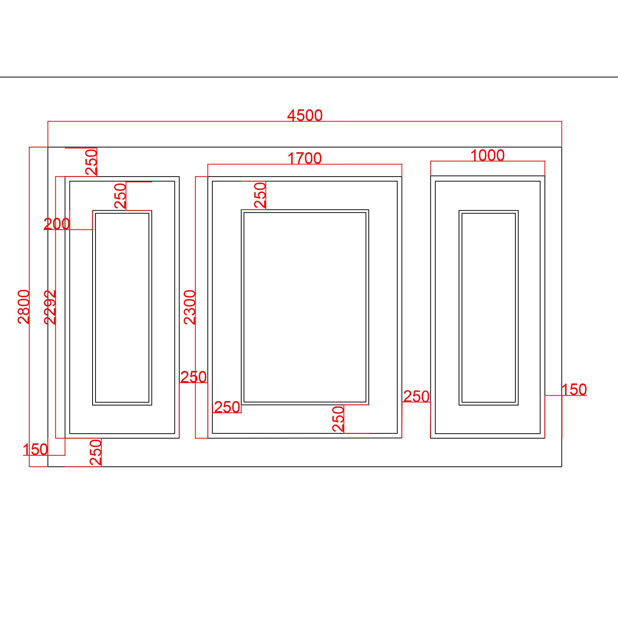 Wall Molding Set # 9