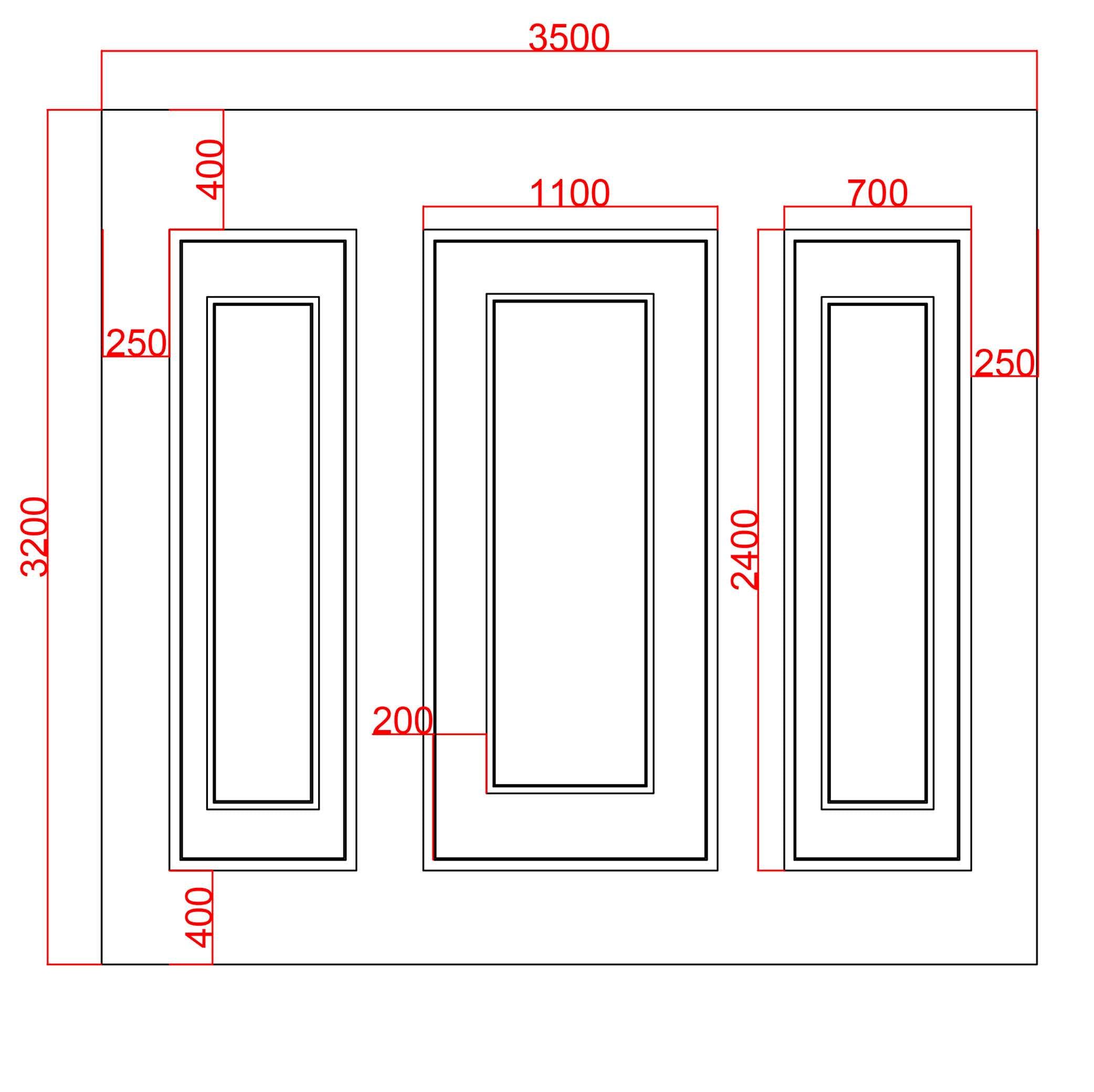 Wall Molding Set #8