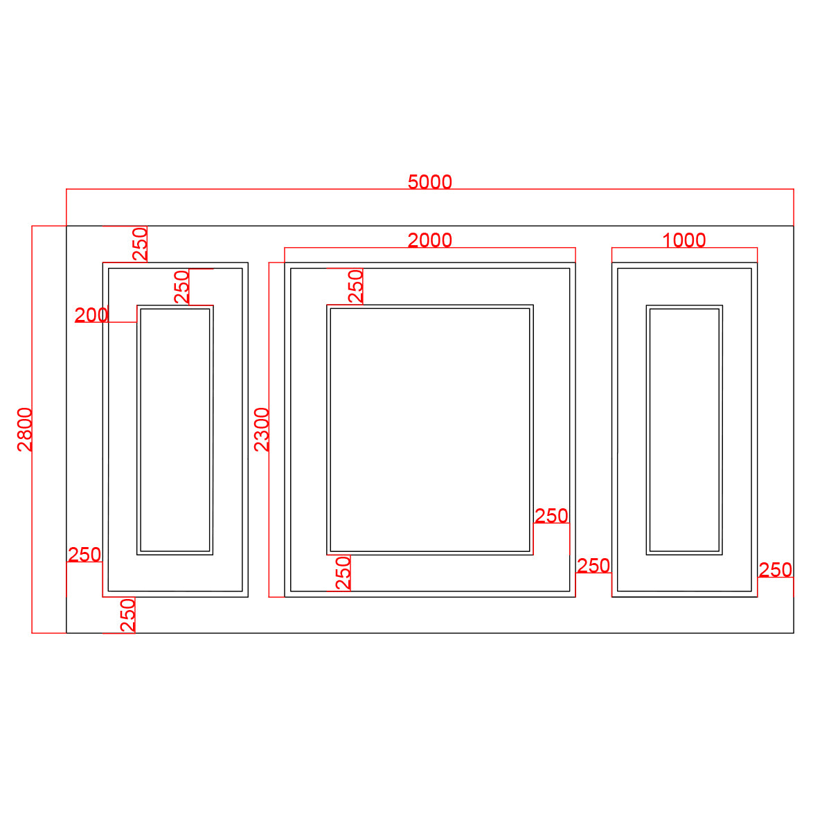 Wall Molding Set #13