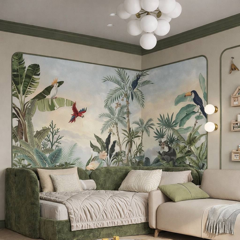 Kids wallpaper Tropical dream