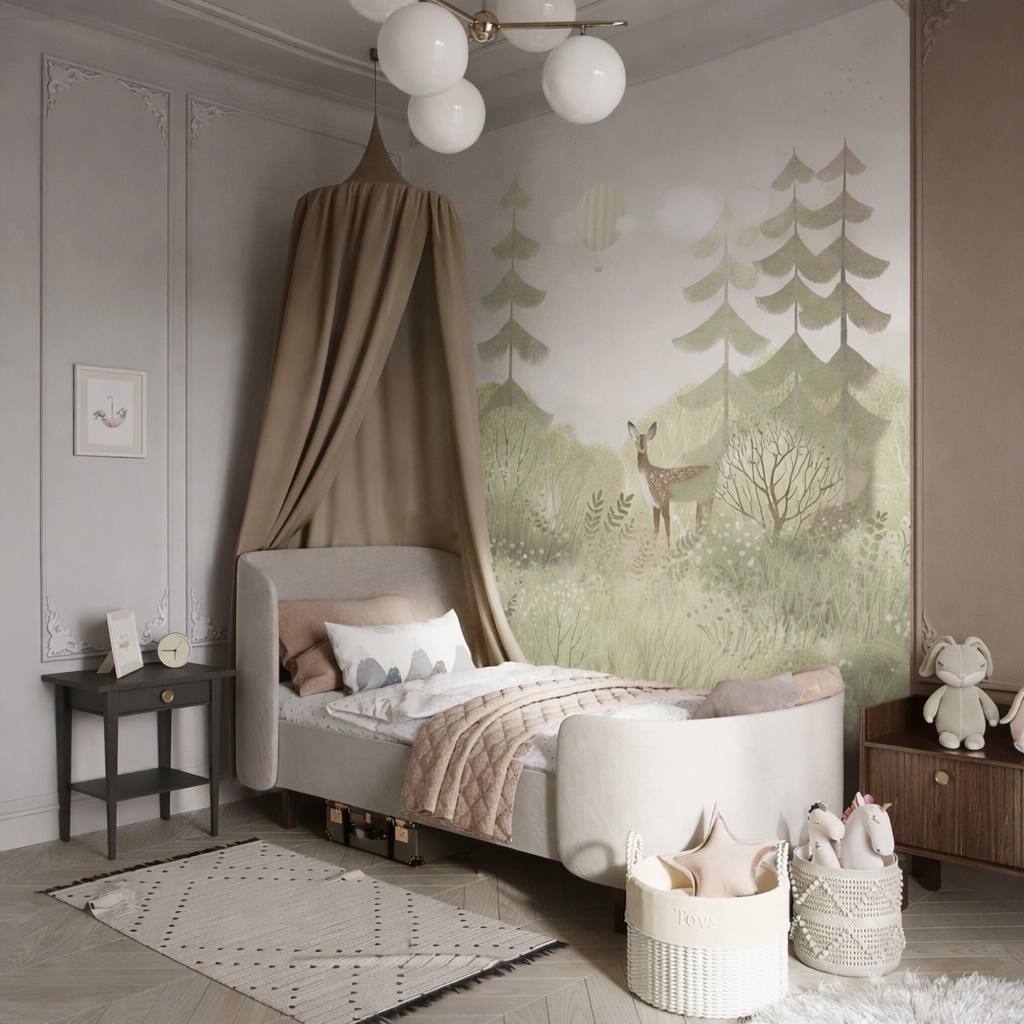 Kids wallpaper Quiet forest