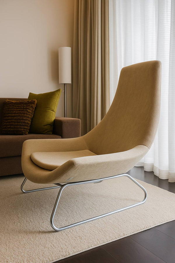 Reupholstery of an armchair