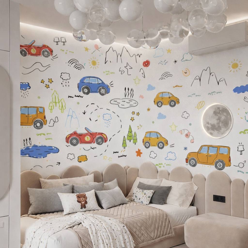 Kids wallpaper Funny rides