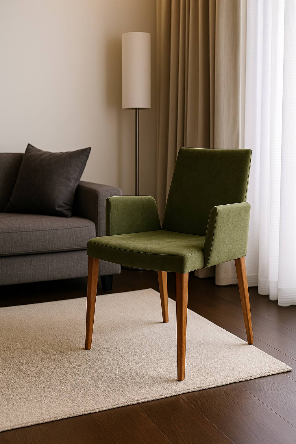 Reupholstery of a chair