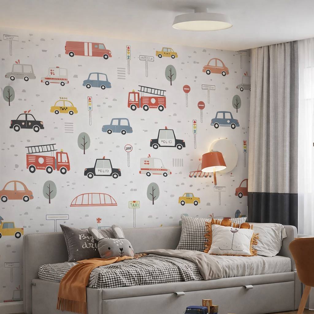 Kids wallpaper City friends